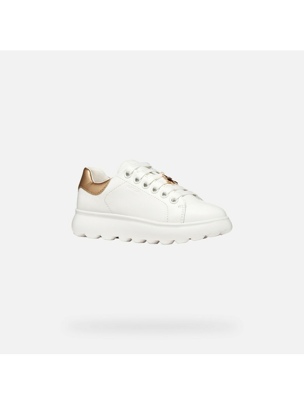 Geox Biele dievčenské tenisky Geox Puffypop