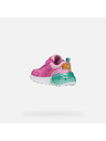 Geox Ružové dievčenské svietiace tenisky Geox Activart Illuminus