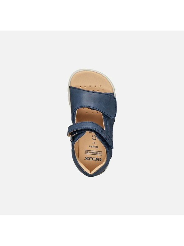 Geox Tmavomodré chlapčenské barefoot sandále Geox Sandal Steppieup