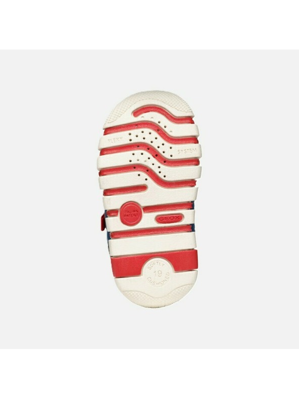 Geox Modré chlapčenské barefoot topánky na prvé krôčky Geox Iupidoo