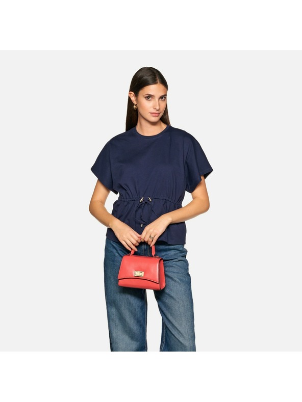 Geox Červená dámska kabelka Geox Ciclaminia