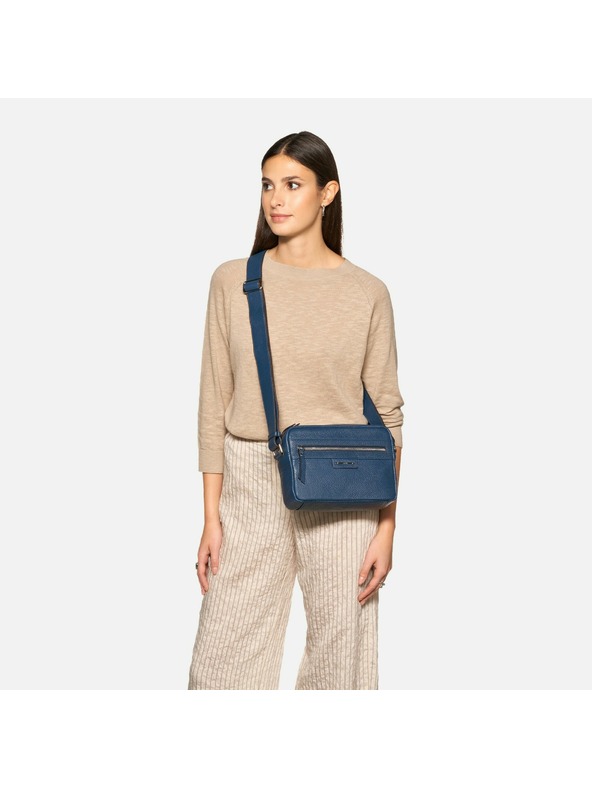 Geox Modrá dámska kabelka Geox Blandine