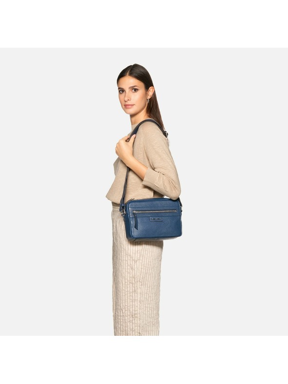 Geox Modrá dámska kabelka Geox Blandine