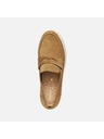 Geox Hnedé pánske mokasíny Geox Spherica Ecub-1