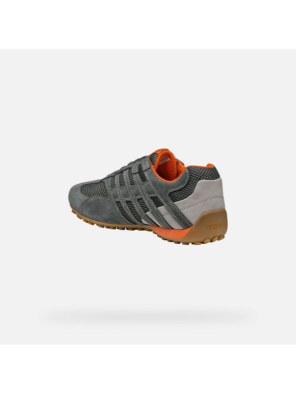 Geox Sivé pánske tenisky Geox Snake Original