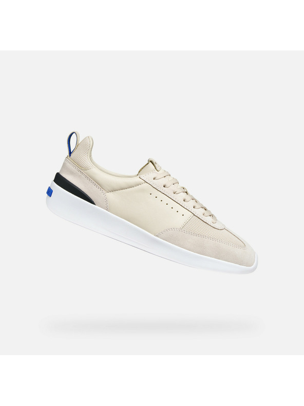 Geox Krémové pánske tenisky Geox Gxrn-02