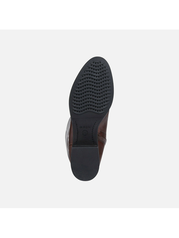 Geox Hnedé dámske čižmy Geox Felicity