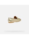 Geox Zlaté dámske mokasíny Geox New Palmaria