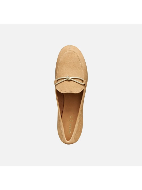 Geox Béžové dámske mokasíny Geox New Palmaria