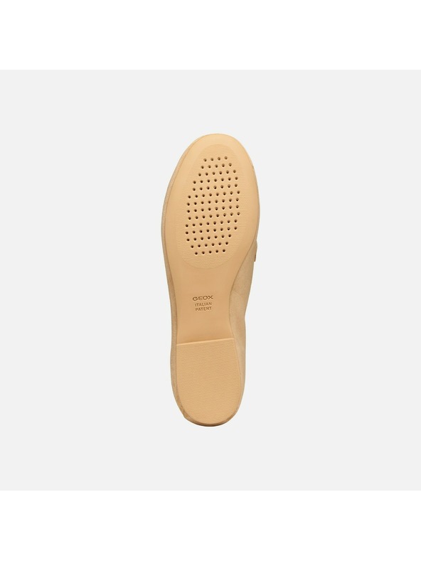 Geox Béžové dámske mokasíny Geox New Palmaria