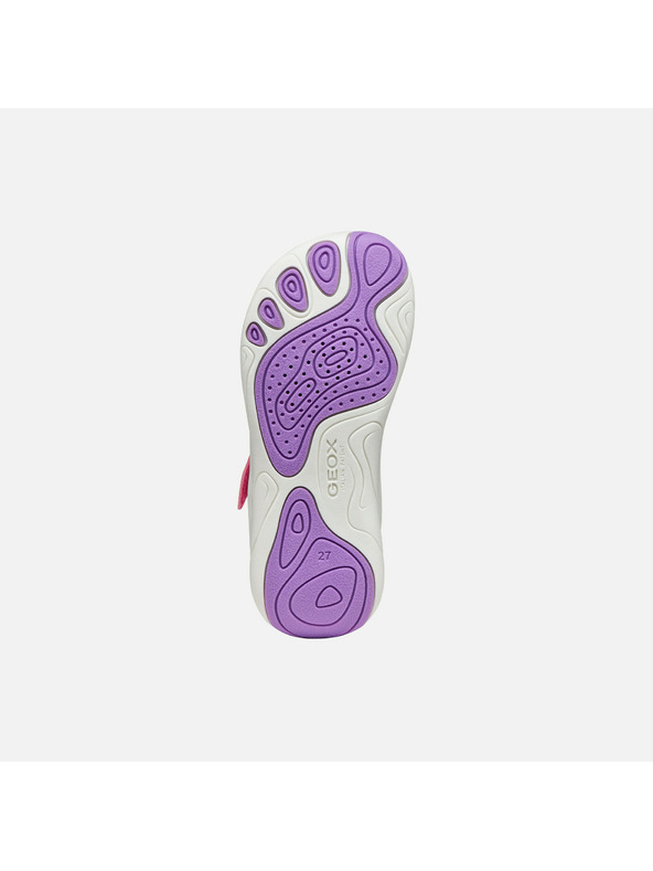 Geox Ružové dievčenské tenisky Geox Foot-Run