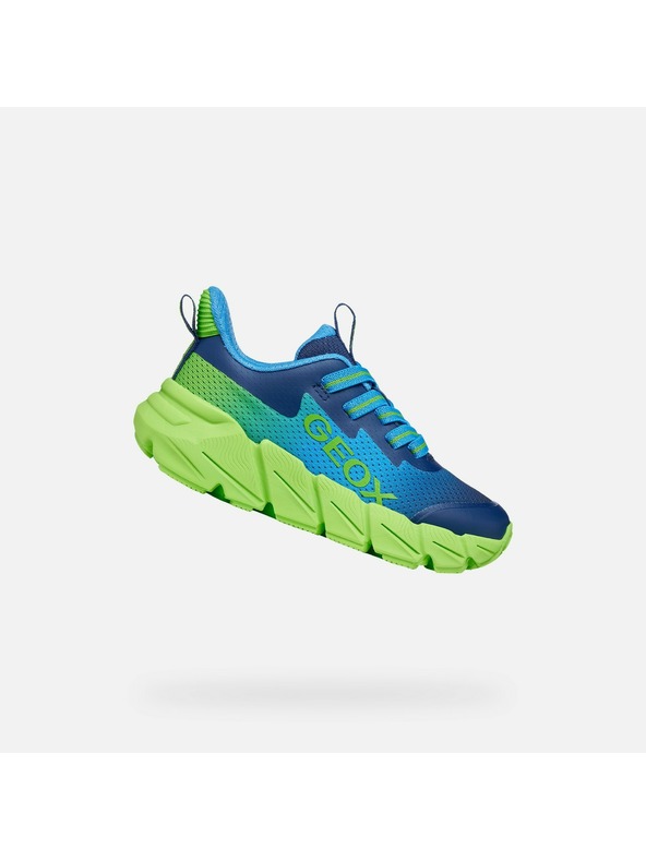 Geox Tmavomodré chlapčenské tenisky Geox Flexyper Fast