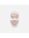 Geox Biele dievčenské sandále na prvé krôčky Geox Sandal Iupidoo