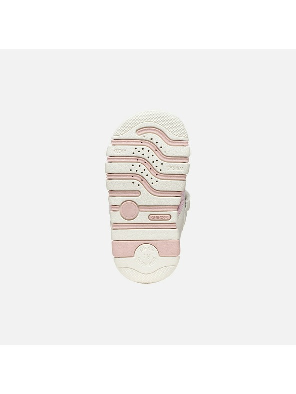 Geox Biele dievčenské sandále na prvé krôčky Geox Sandal Iupidoo