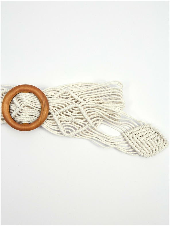 Orsay Biely dámsky opasok ORSAY