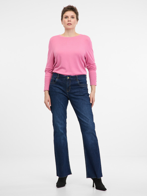 Orsay Tmavomodré dámske bootcut džínsy ORSAY