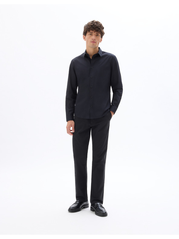 Celio Čierne pánske nohavice Celio