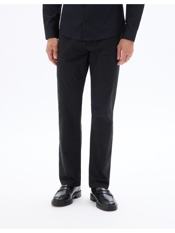 Celio Čierne pánske nohavice Celio