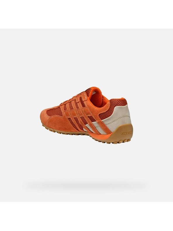 Geox Oranžové pánske tenisky Geox Snake Original