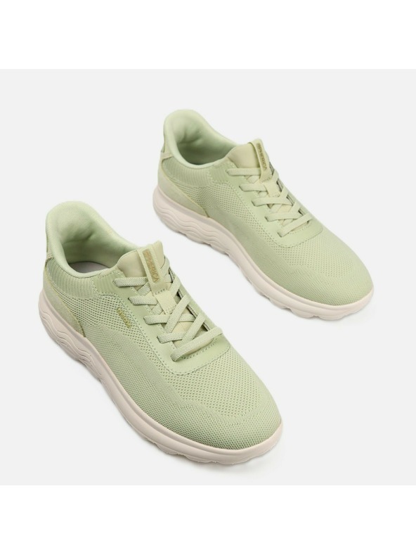Geox Svetlozelené dámske tenisky Geox Spherica Plus Fast in
