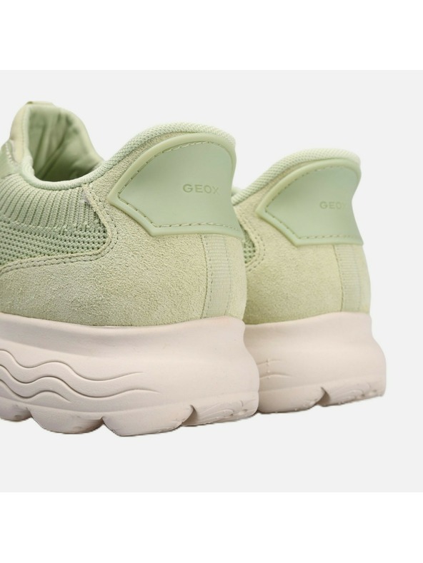 Geox Svetlozelené dámske tenisky Geox Spherica Plus Fast in