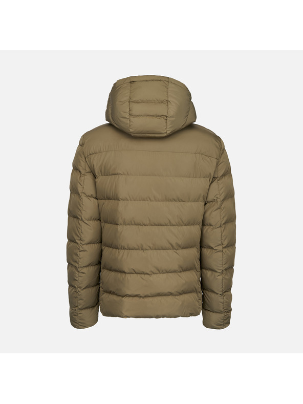 Geox Béžová pánská prešívaná bunda Geox Snake