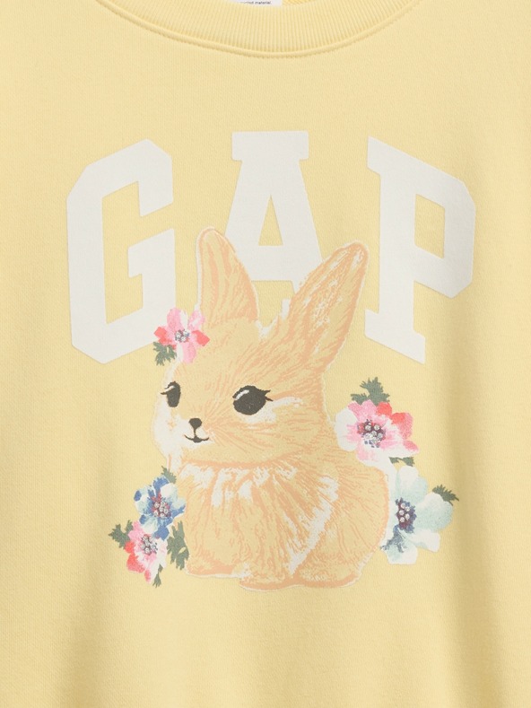 GAP Detská oversize mikina s logom GAP