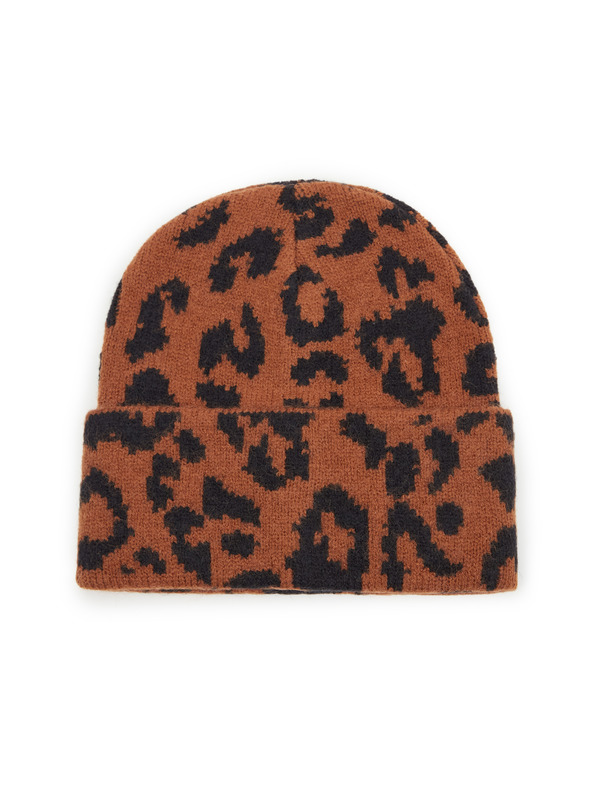 Orsay Hnedá dámska vzorovaná čiapka ORSAY