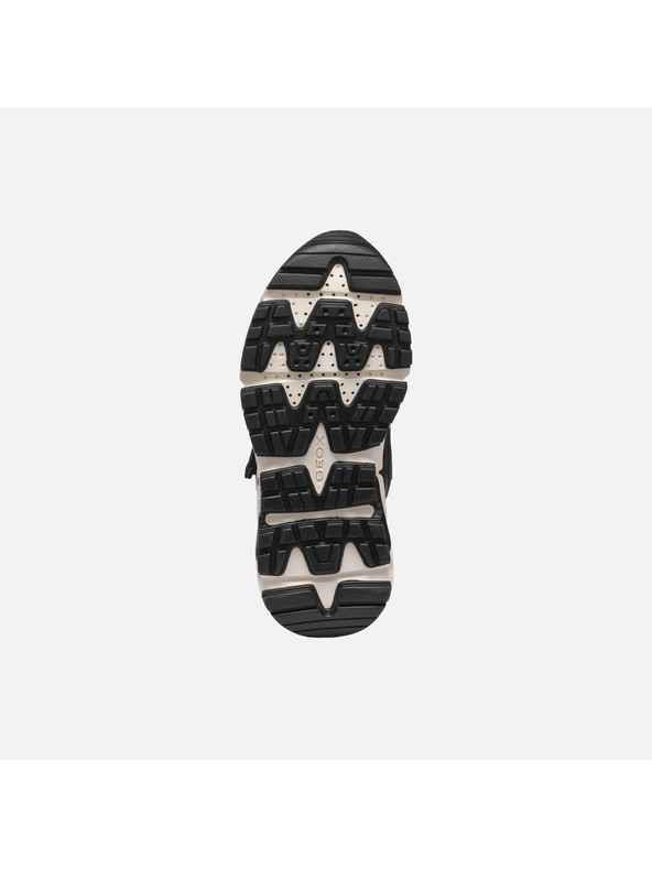 Geox Čierne chlapčenské členkové topánky Geox Flexyper Plus