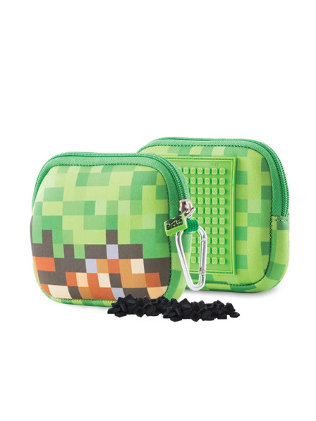 PIXIE CREW PIXIE CREW pixelové púzdro zeleno-hnedé