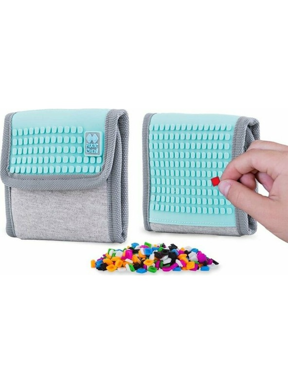 PIXIE CREW PIXIE CREW kreatívna peňaženka šedá/tyrkysová