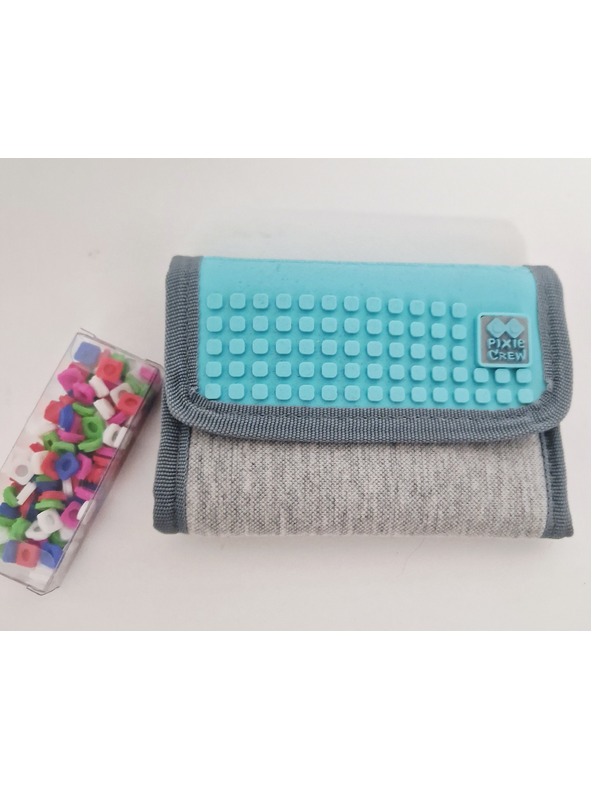 PIXIE CREW PIXIE CREW kreatívna peňaženka šedá/tyrkysová