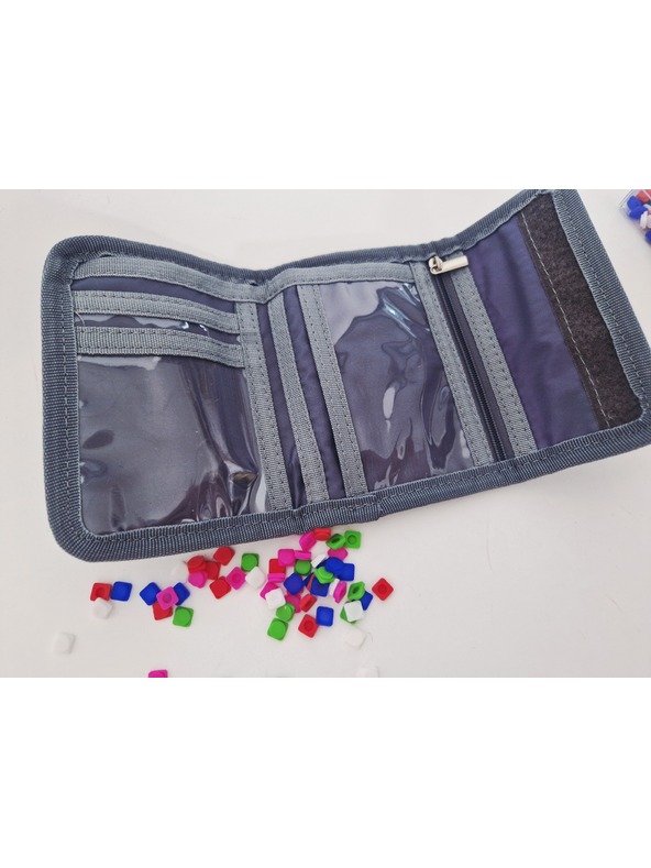 PIXIE CREW PIXIE CREW kreatívna peňaženka šedá/fialová