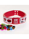 PIXIE CREW PIXIE CREW romantický pixelový náramok lásky červený