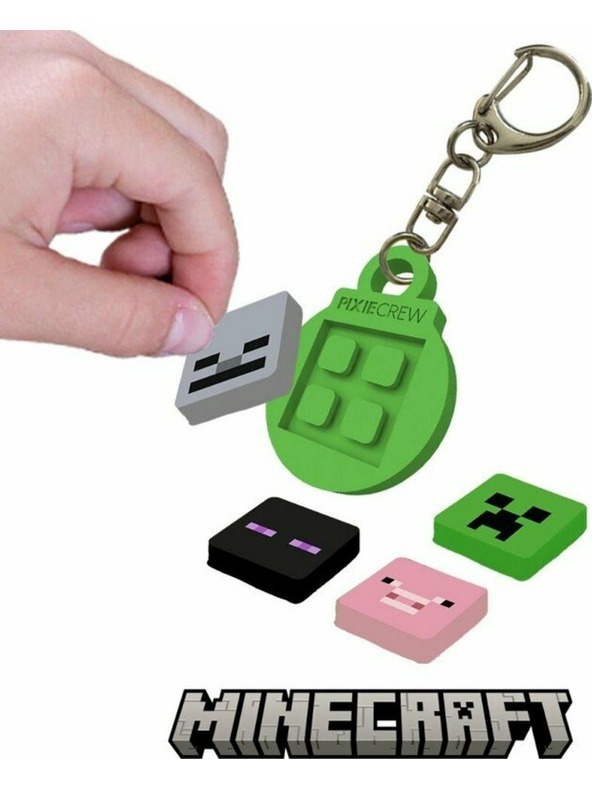 PIXIE CREW PIXIE CREW prívesok zelený Minecraft