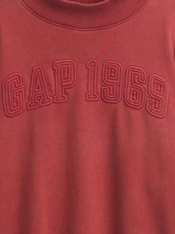 GAP Oversize mikina s logom Heavyweight GAP