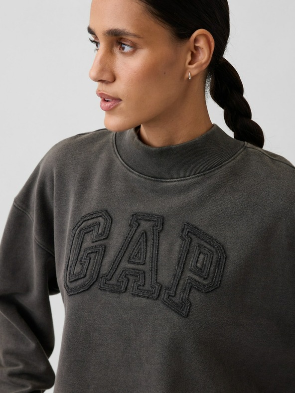 GAP Oversize mikina s logom Heavyweight GAP