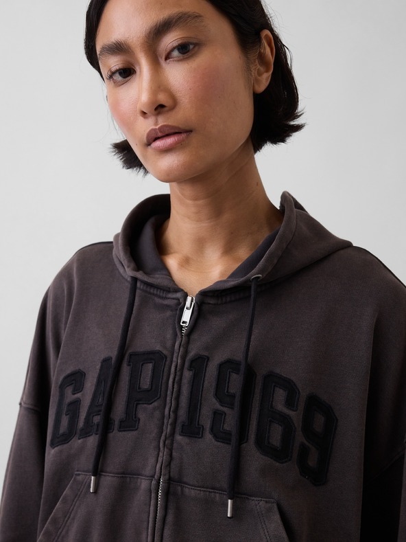 GAP Oversize mikina s logom 1969 GAP