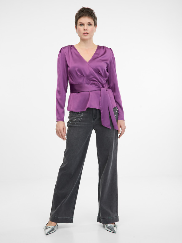 Orsay Fialová dámska blúzka ORSAY
