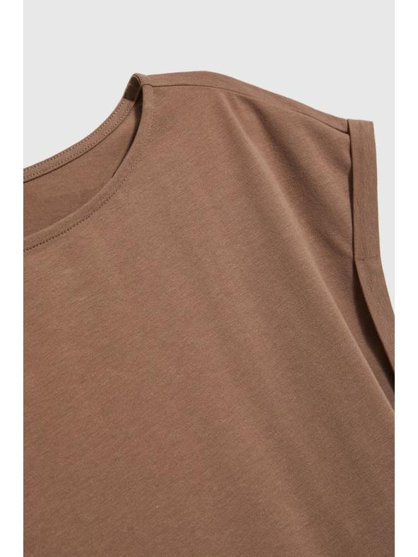 Moodo Svetlohnedý top Moodo