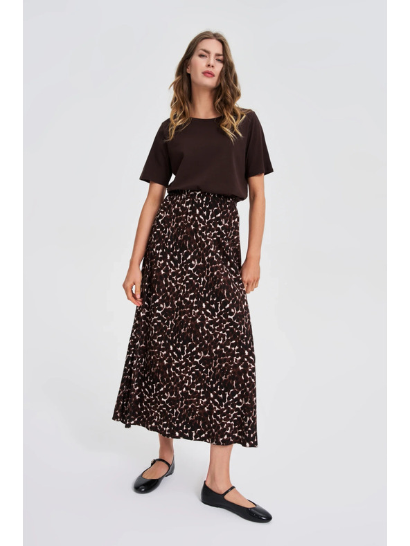 Moodo Tmavohnedý top Moodo