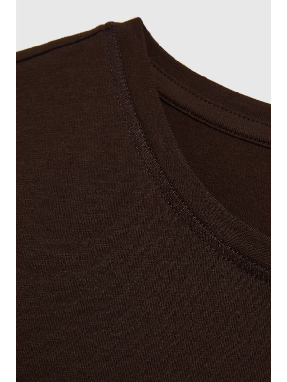 Moodo Tmavohnedý top Moodo