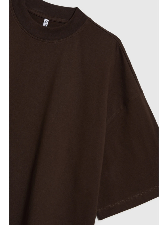 Moodo Hnedý voľný top Moodo