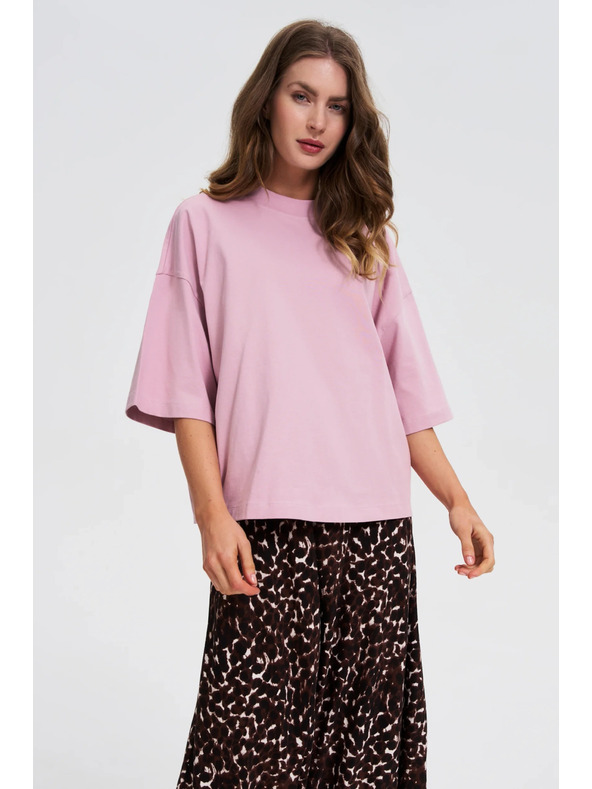 Moodo Ružový voľný top Moodo