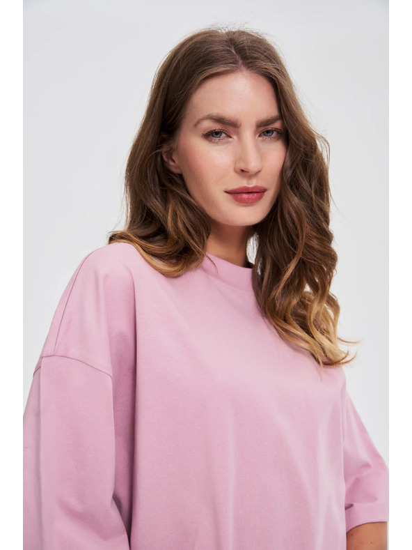 Moodo Ružový voľný top Moodo