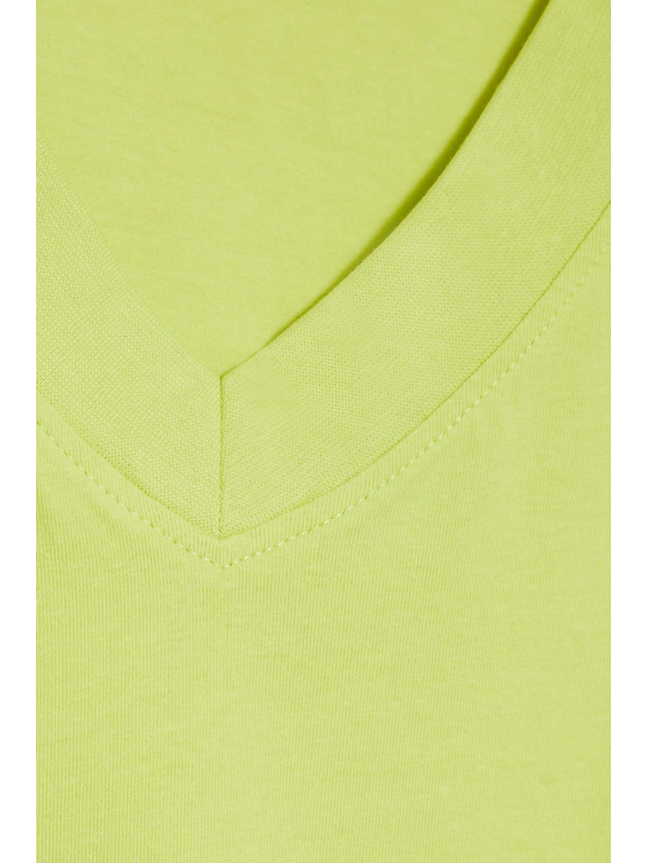 Moodo Žltý top so V-výstrihom Moodo