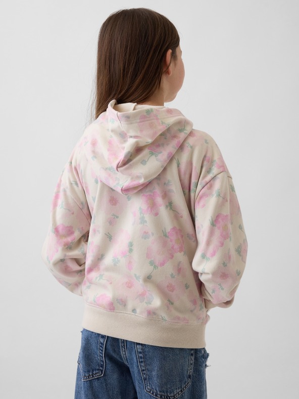 GAP Detská mikina na zips s logom GAP