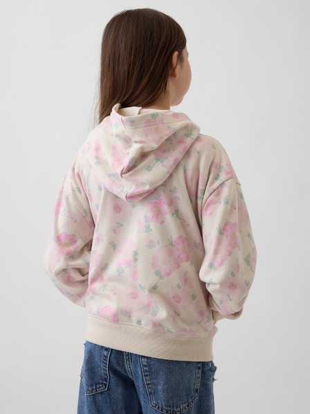 GAP Detská mikina na zips s logom GAP