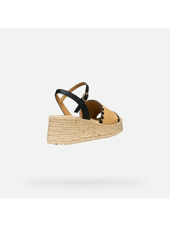 Geox Čierne dámske sandále Geox Alemeria