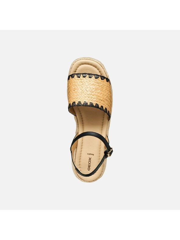 Geox Čierne dámske sandále Geox Alemeria